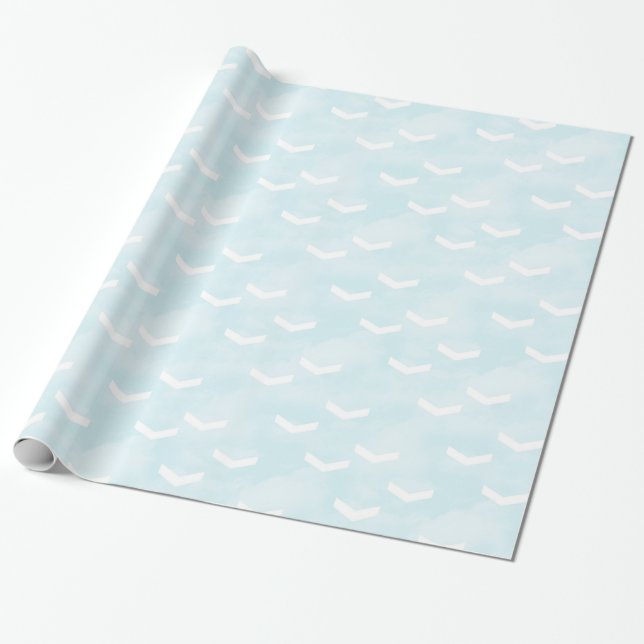 Regalo Papel de ajuste "Flechas en el cielo" (Desenrollado)