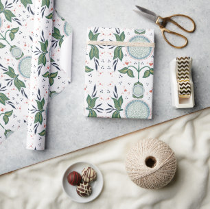 Regalo Papel de ajuste floral noruego
