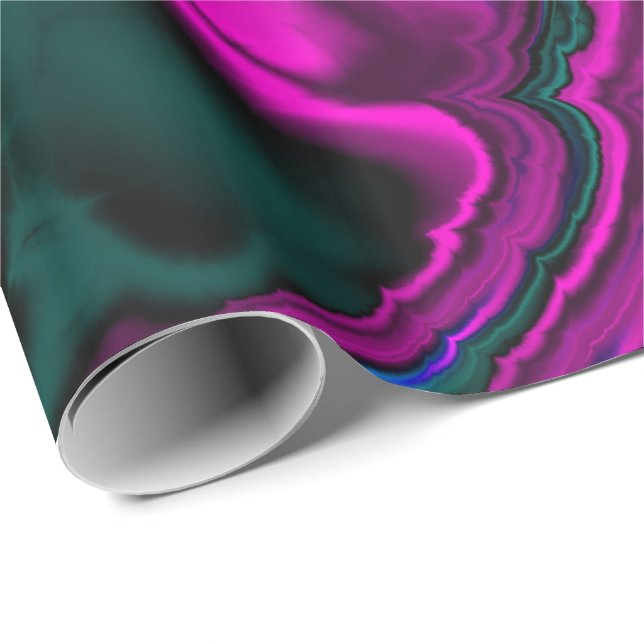 Regalo Papel de ajuste Fractal Art 1-8 (Esquina del rollo)