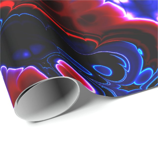 Regalo Papel de ajuste Fractal Art 2-3 (Esquina del rollo)