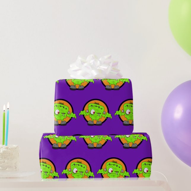 Regalo Papel de ajuste - Frank-On-Purple (Regalos de fiesta)