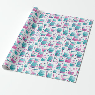Regalo Papel de ajuste - Gatos del orgullo transgénero 1