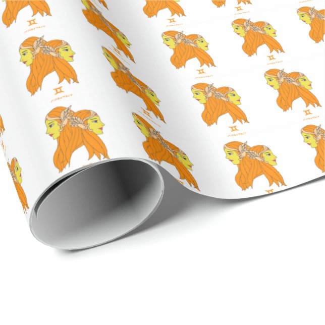 Regalo Papel de ajuste Gemini (Esquina del rollo)