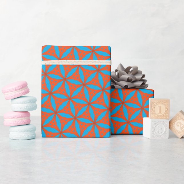 Regalo Papel de ajuste geométrico caprichoso (Baby Shower)