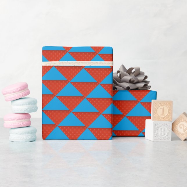 Regalo Papel de ajuste geométrico caprichoso (Baby Shower)