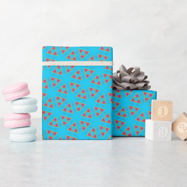 Regalo Papel de ajuste geométrico caprichoso (Baby Shower)