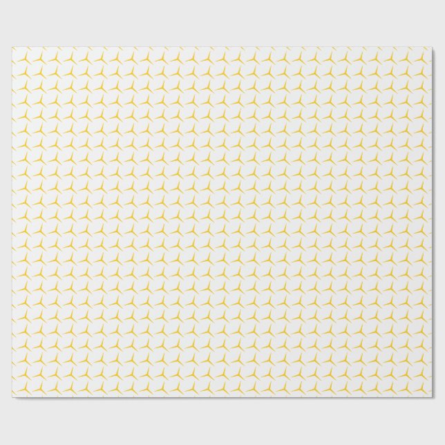 Regalo Papel de ajuste geométrico de oro moderno (Superficie plana)