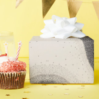 Regalo Papel de ajuste geométrico de tono terrestre moder