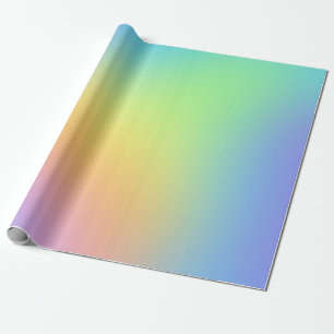 Regalo Papel de ajuste gradiente de gradiente de arcoiris