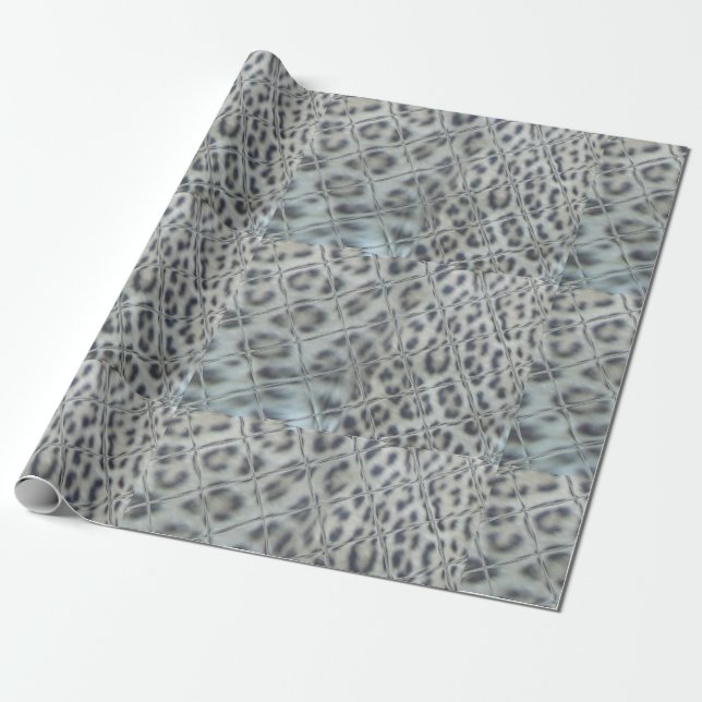Regalo Papel de ajuste gráfico de impresión Leopard (Desenrollado)