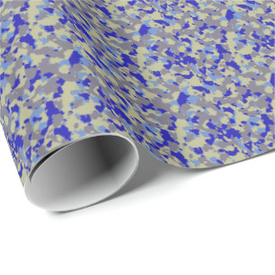 Regalo Papel de ajuste HAMbWG - Camuflaje azul