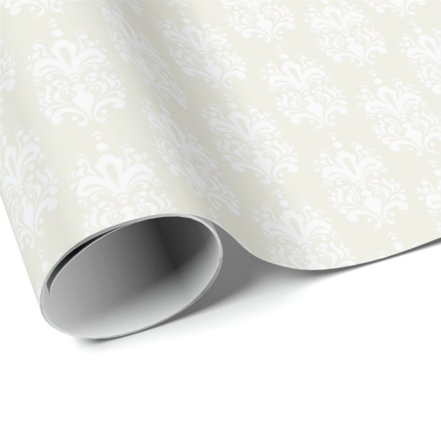 Regalo Papel de ajuste HAMbyWG - Blanco crema (Esquina del rollo)