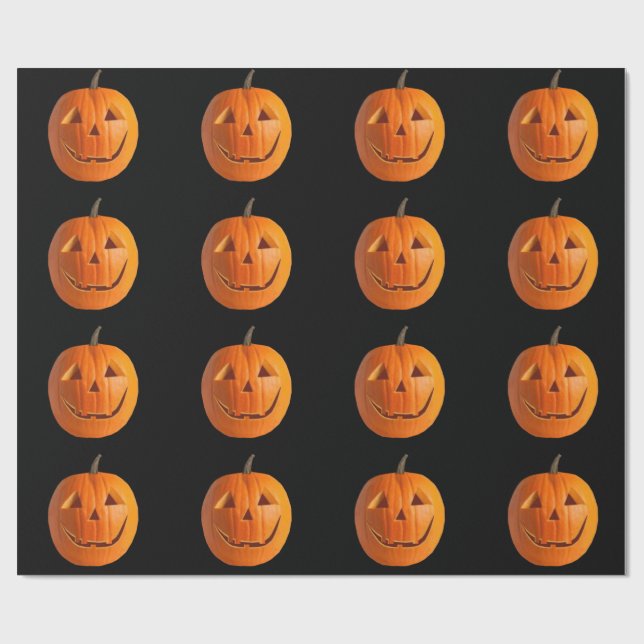 Regalo Papel de ajuste Jack-O-Lanterns 1 (Superficie plana)