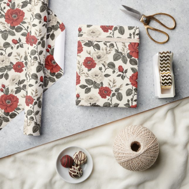 Regalo Papel de ajuste moderno Rosa único (Artesanía)