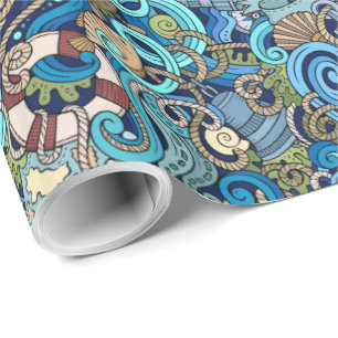 Regalo Papel de ajuste náutico