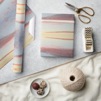 Regalo Papel de ajuste - Nubes de atardecer