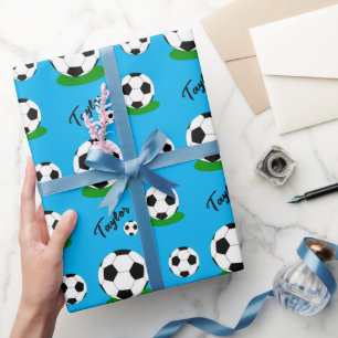 Regalo Papel de ajuste para fanáticos de fútbol, bola, no