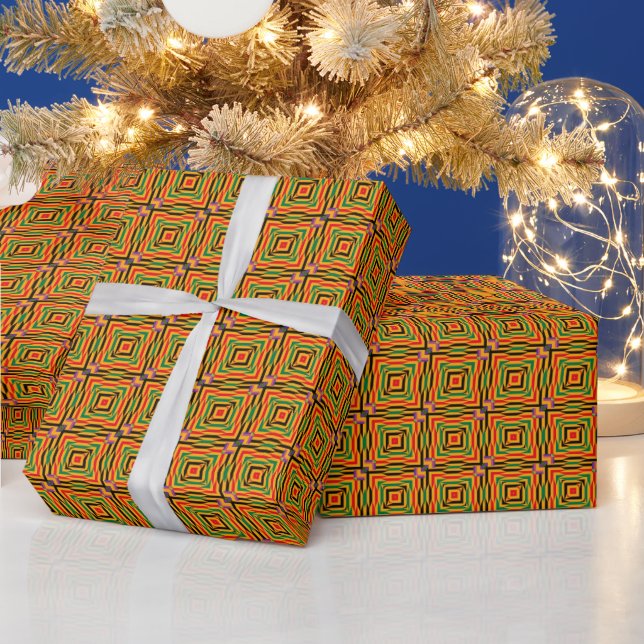 Regalo Papel de ajuste para Guay Kente Squares (Vacaciones)