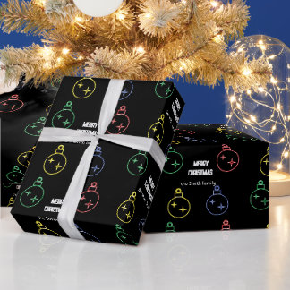Regalo Papel de ajuste para Navidades neones