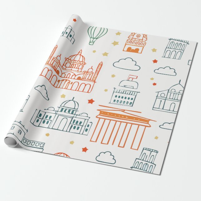 Regalo Papel de ajuste para niños (Desenrollado)