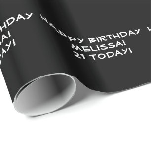 Regalo Papel de ajuste personalizado - ¡Añade tu propio