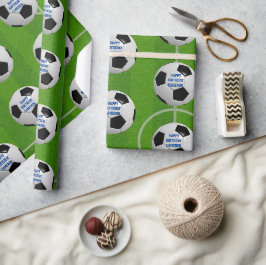 Regalo Papel de ajuste personalizado para bolas de fútbol