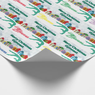 Regalo Papel de ajuste personalizado para Navidades de gi