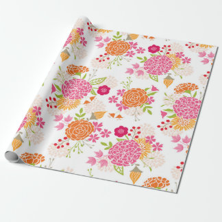 Regalo Papel de ajuste rosa y Naranja