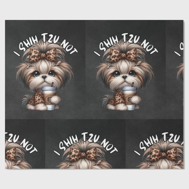 Regalo Papel de ajuste Shih Tzu (Superficie plana)