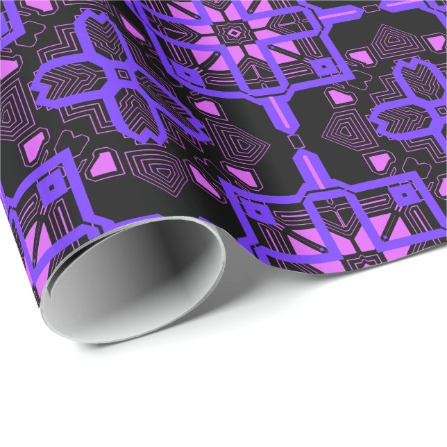 Regalo Papel de ajuste Techno 2 (Esquina del rollo)