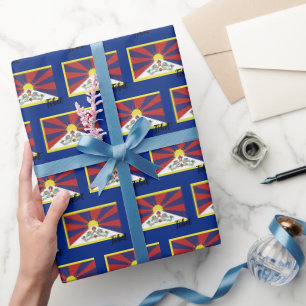Regalo Papel de ajuste tibetano, bandera tibetana patriót
