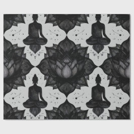 Regalo Papel de ajuste Zen Buddha Lotus