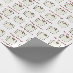 Regalo Papel de aseo divertido personalizado Felices vaca