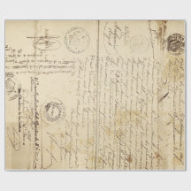 Papel de Decoupage de los muebles del documento de