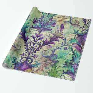 Regalo Papel de decoupage de muebles con patrón floral si