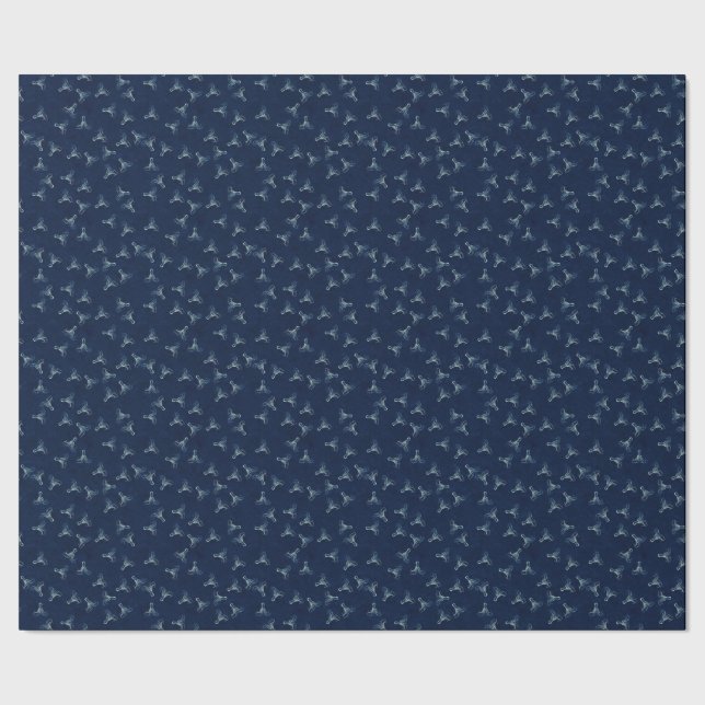 Regalo Papel de Ditsy del pulpo (Costura)