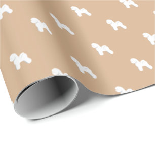 Regalo Papel de embalaje adaptable de Bichon Frise