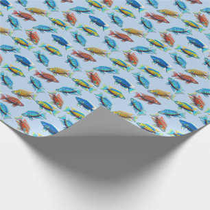 Regalo Papel de embalaje africano de los pescados de
