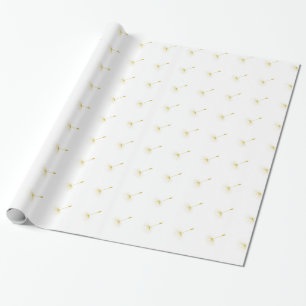 Regalo Papel de embalaje amarillo flotante de las