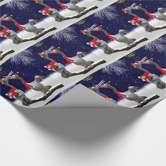 Regalo Papel de embalaje apasionado del navidad de los (Esquina)