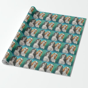 Regalo Papel de embalaje arrogante del perro de aguas de