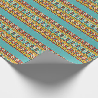 Regalo Papel de embalaje azteca del modelo