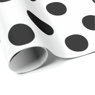 Regalo Papel de embalaje blanco y negro clásico del luna