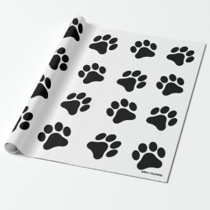 Regalo Papel de embalaje blanco y negro del modelo de la