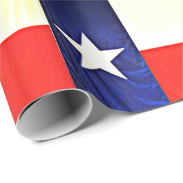 Regalo Papel de embalaje brillante - bandera de Tejas