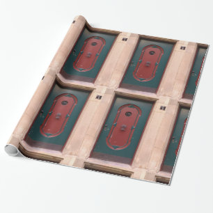 Regalo Papel de embalaje brillante de la puerta fresca,