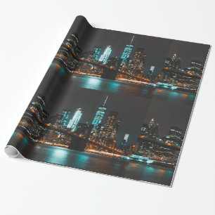 Regalo Papel de embalaje brillante de Nueva York