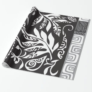 Regalo Papel de embalaje brillante de Tatou, 30" x6