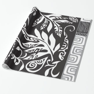 Regalo Papel de embalaje brillante de Tatou, 30" x6