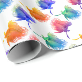 Regalo Papel de embalaje colorido de los pescados del